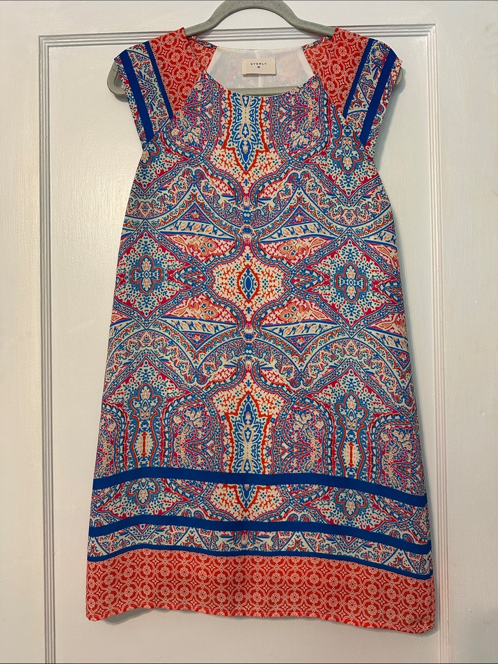 Everly Printed Mini Shift Dress